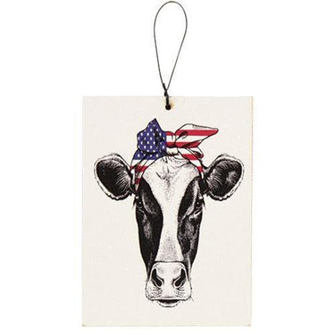 Americana Bandana Cow Ornament - The Fox Decor